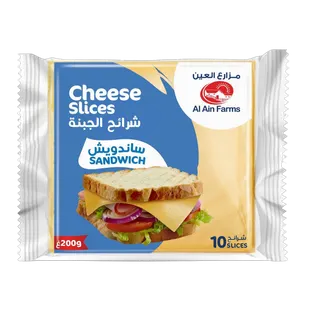 Al Ain Farms Sandwich Cheese Slices, 200g