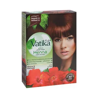 Vatika Henna Hair Colors Powder - 3.6 Burgundy, 60g