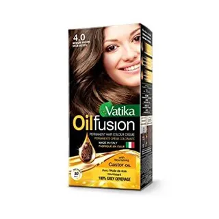 Dabur Vatika Hair Color Kit Medium Brown 100 Ml