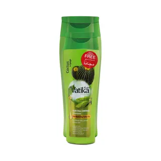 Vatika Naturals Cactus Hair Fall Control Shampoo, 400ml + 200ml Free