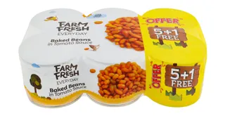 FF Baked Beans In tomato Sauce 6x220 gm