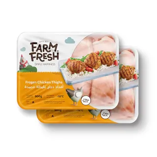 Farm Fresh Frozen Chicken Thighs, 2x900g