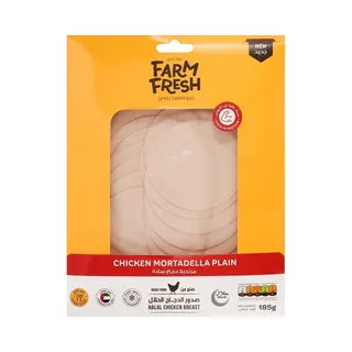 Farm Fresh Chicken Mortadella Plain, 185g