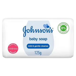 Johnson's Mild & Gentle Baby Soap Bar, 125g