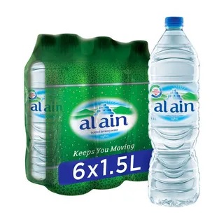 Al Ain Low Sodium Water, 6x1.5L