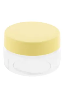 Clear & Yellow 50ml PET Container with Lid, 1 Piece