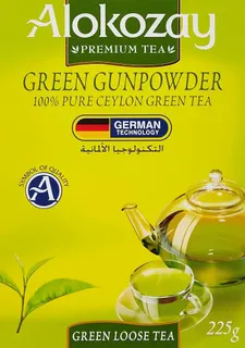 Alokozay Green Gunpowder 100% Pure Ceylon Green Tea, 225g
