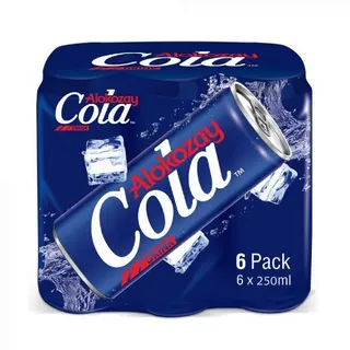 Alokozay Soft Drink Cola, 6x250ml