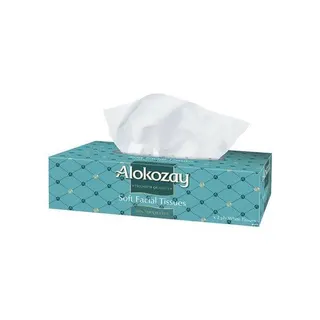 Alokozay Soft Facial Tissue 2Ply White Tissue, 200 Sheets