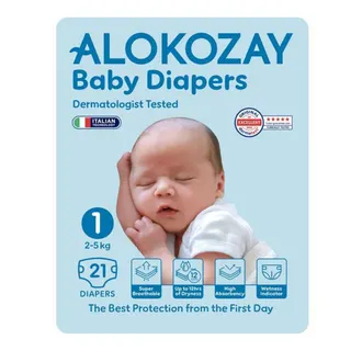 Alokozay Baby Diapers 1, 21 Diapers