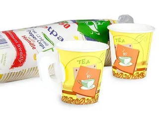 Hotpack Paper Cup with Handle, 7oz, 207ml, 50 Pieces