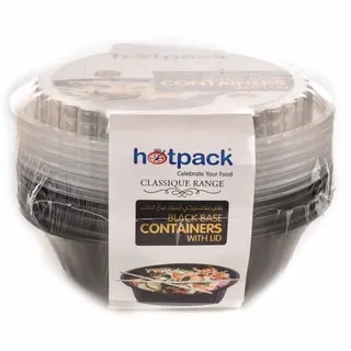 Hotpack Microwave Rou Container With Lids, 24o