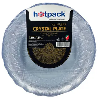 Hotpack Crystal Plate 30cm, 5 pieces