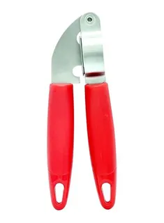 Raj Red Handle Garlic Press, 20.5cm