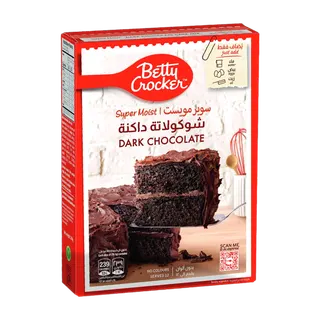 Betty Crocker Super Moist Dark Chocolate Cake Mix, 510g