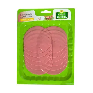 Almasa Plain Beef Mortadella Skinpack, 200g