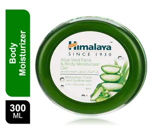 Himalaya Aloe Vera Face & Body Moisturizer Gel, 300ml