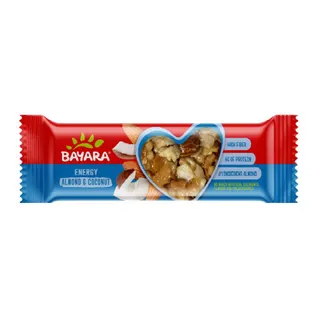 Bayara Almond & Coconut Energy Bar, 40g