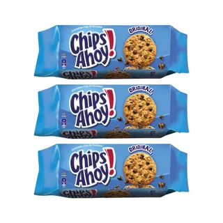 Nabisco Chips Ahoy Cookies, 3x128g