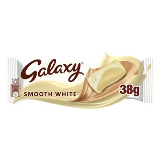 Galaxy Smooth White Bar, 38g