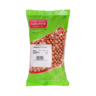 Nature's Choice Peanut Plain, 500g