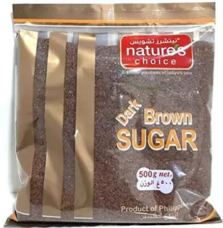 Natures Choice Raw Dark Brown Sugar 500G