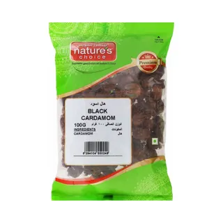 Nature's Choice Black Cardamom, 100g