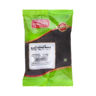 Nature's Choice Whole Black Pepper 200g