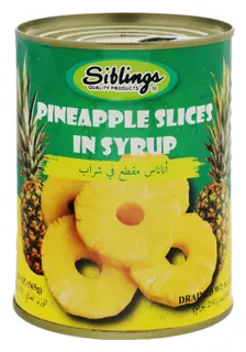 Siblings Pineapple Slices in Syrup, 230g