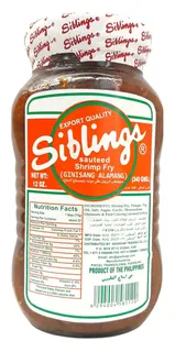 Siblings Sauteed Shrimp Fry Ginisang Alamang 340 g