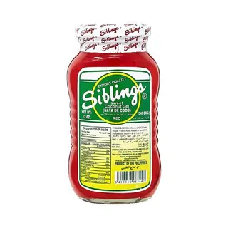 Siblings Sweet Red Coconut Gel Nata De Coco 340 g
