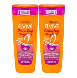 L'Oreal Paris Elvive Dream Long Keratin Shampoo, 2x400ml