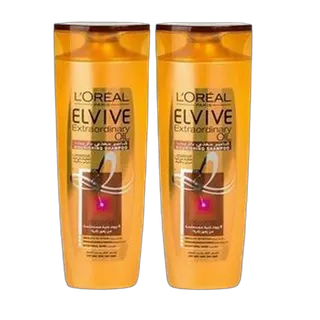 L'Oreal Paris Elvive Oil Shampoo Normal/Dry Hair, 2 x 400ml