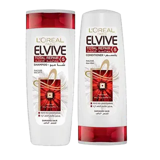 L'Oreal Paris Elvive Total Repair 5 Shampoo, 400ml + Conditioner, 360ml