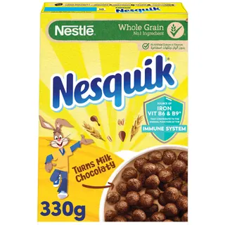 Nesquik Chocolate Flavoured Breakfast Cereals, 330g