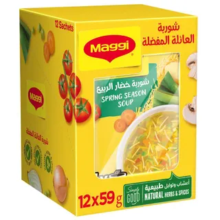 Maggi Spring Season Soup, 12x59g