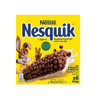 Nesquik Breakfast Cereal Bar, 5+1x25g