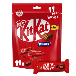 KitKat Chunky Mini Chocolate Pouch, 176g