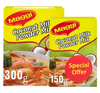 Maggi Coconut Milk Powder, 300g + 150g