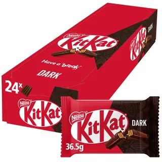 Nestle KitKat 4 Finger Wafer Dark Chocolate 24 x 36.5 g