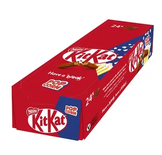 Nestle KitKat 4-Finger Chocolate Wafer Bar in Popcorn Flavor, 24x39g