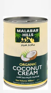 Malabar Hills Organic Coconut Cream, 400ml