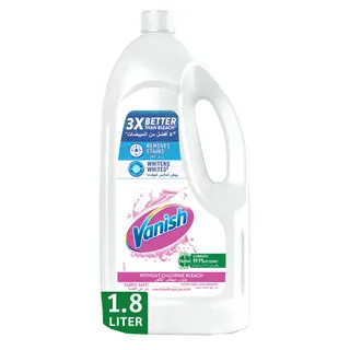 Vanish Crystal White Liquid Fabric Stain Remover, 1.8L