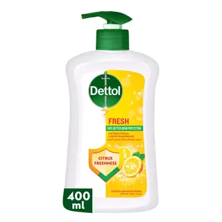 Dettol Fresh Citrus & Orange Blossom Scent Liquid Handwash Pump, 400ml