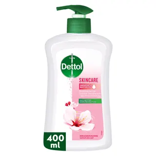 Dettol Skincare Rose & Sakura Blossom Fragrance Liquid Handwash Pump, 400ml