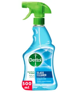 Dettol Sparkling Shine Glass Cleaner Liquid Spray, 500ml