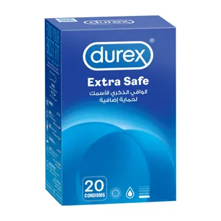 Durex Extra Safe Condoms, 20 Pieces