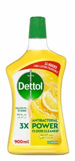 Dettol Antibacterial Power Floor Cleaner Lemon Scent, 900ml