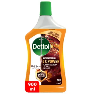 Dettol Oud Scent Antibacterial Floor Cleaner, 900ml