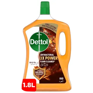 Dettol Oud Scent Antibacterial Floor Cleaner, 1.8L